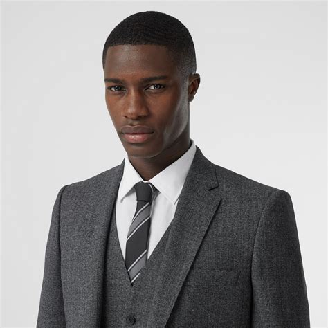 burberry charcoal melange suit|burberry clothing for men.